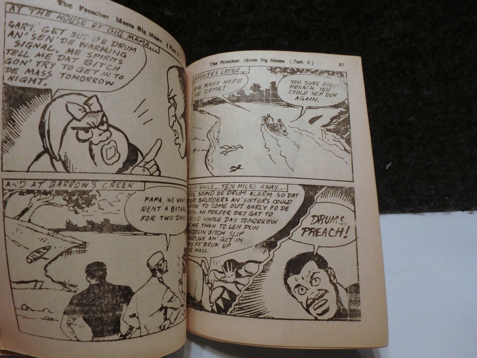 VINTAGE 1960's BIG MAMA COMIC BOOK BY BLACK AFRICAN CARTOON ARTIST RUDY SEYMOUR