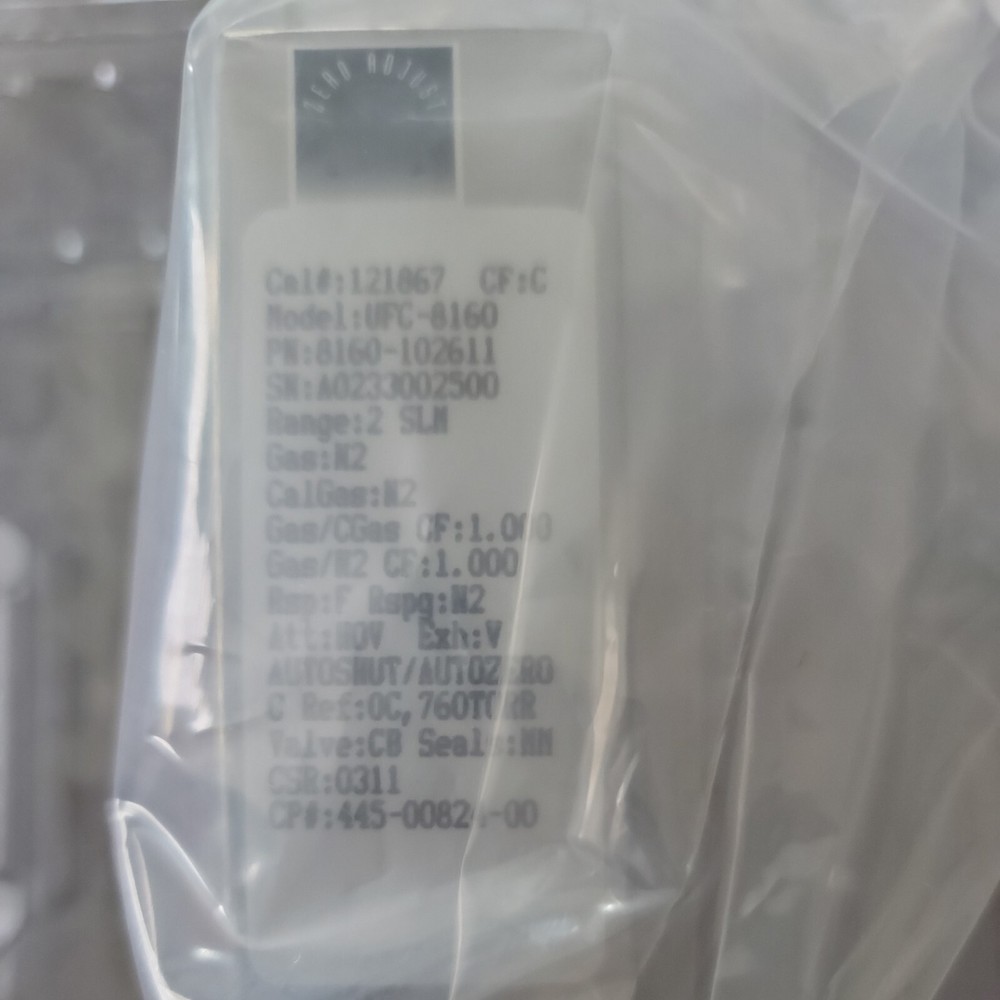 Unit Instruments UFC-8160 MFC N2/2 2SLM Come With Certificate