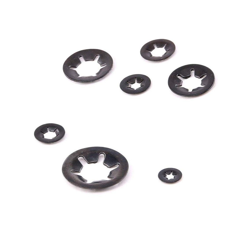 360 Pieces 9 Sizes Push Nuts Assortment, Speed Clips Retaining Clips Fasteners A