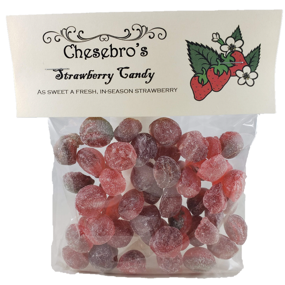 Strawberry Hard Candy Drops 4.5 Ounces