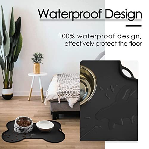 SUPER SD PETS BONE SILICONE MAT