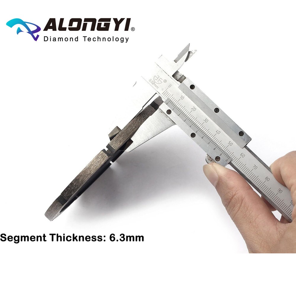 4-1/2 Tuck Point Diamond Blade for Concrete Stone 6 Thickness Segment