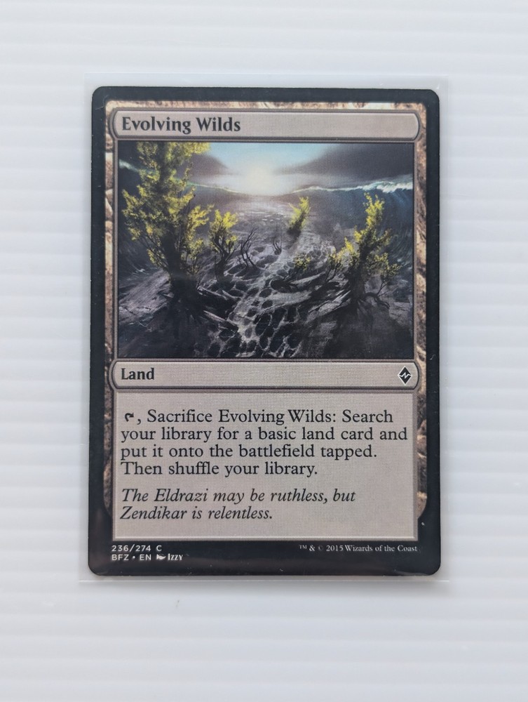 3x -Card Evolving Wilds Bundle: Essential Mana Fixing Land (Multiple Artworks)