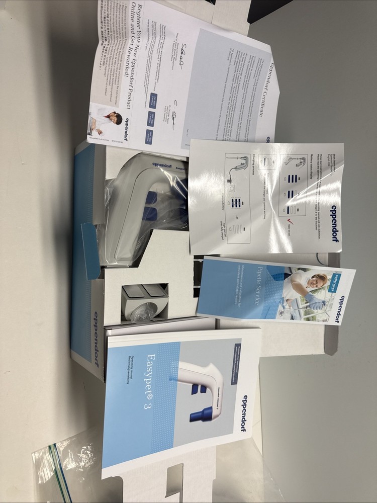 New Eppendorf Easypet 3 Electronic Pipette Controller