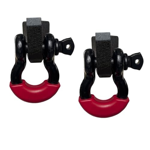 Front Demon Bracket Tow Hook Shackle Mount Kit Compatible with 2007-2021