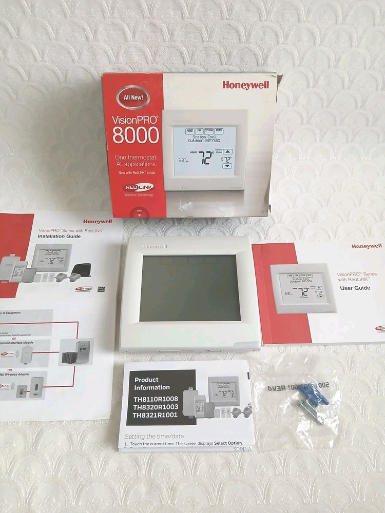 Honeywell VisionPRO 8000 TH8320R1003 RedLink Programmable Thermostat UNTESTED