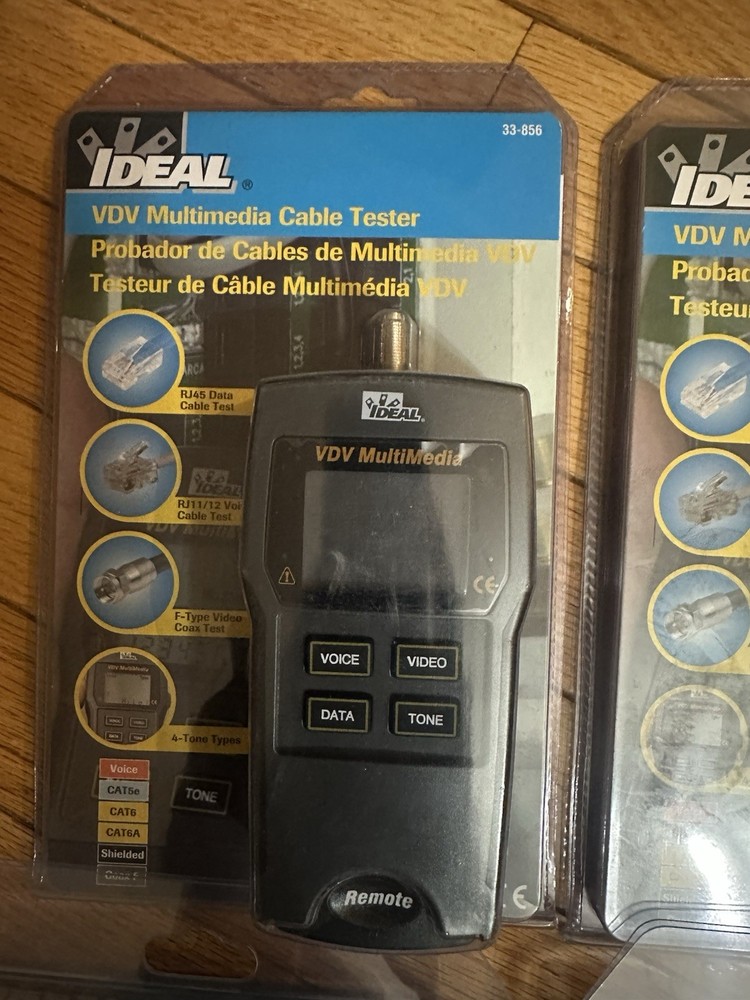 IDEAL: 2 PRO CABLE TRACING KIT & 2 CABLE TESTER