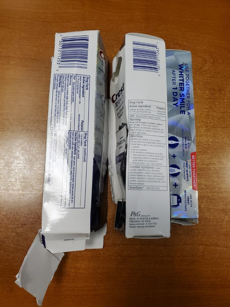 3 Pack: Crest 3D White Assorted Toothpastes (Exp. 6/26) E11D