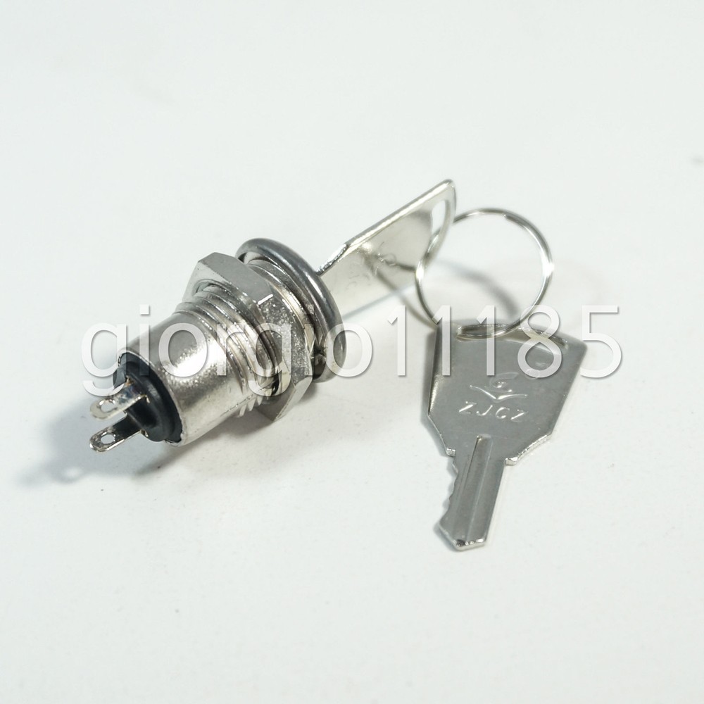 2 Key Switch OFF-ON Lock Metal Toggle Lock Security KS02 Electronic