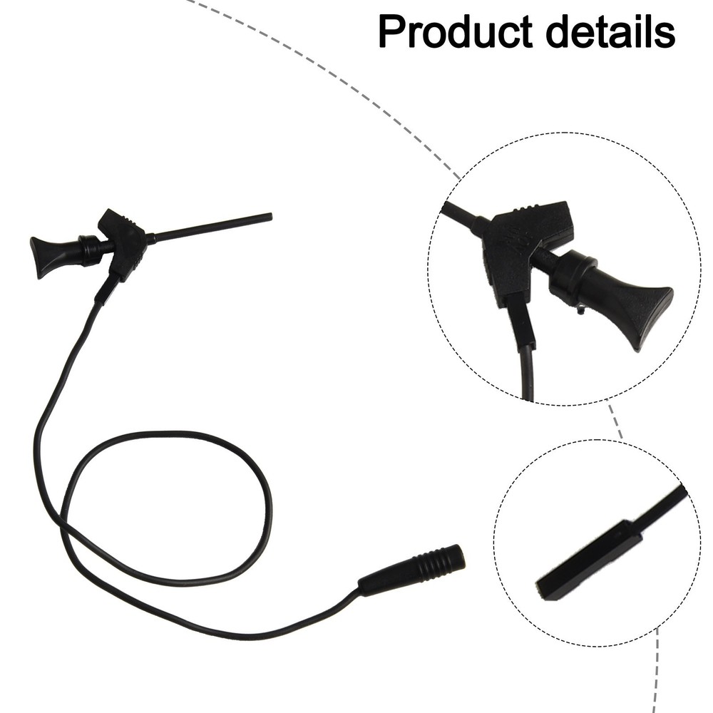 Compact Multimeter Test Hooks with 10 Inch Leads for IC Testing and Repairs