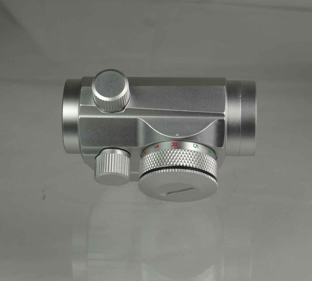 New Compact Mini Red and Green Dot Sight Weaver 1 Bolt Mount Anodized Silver