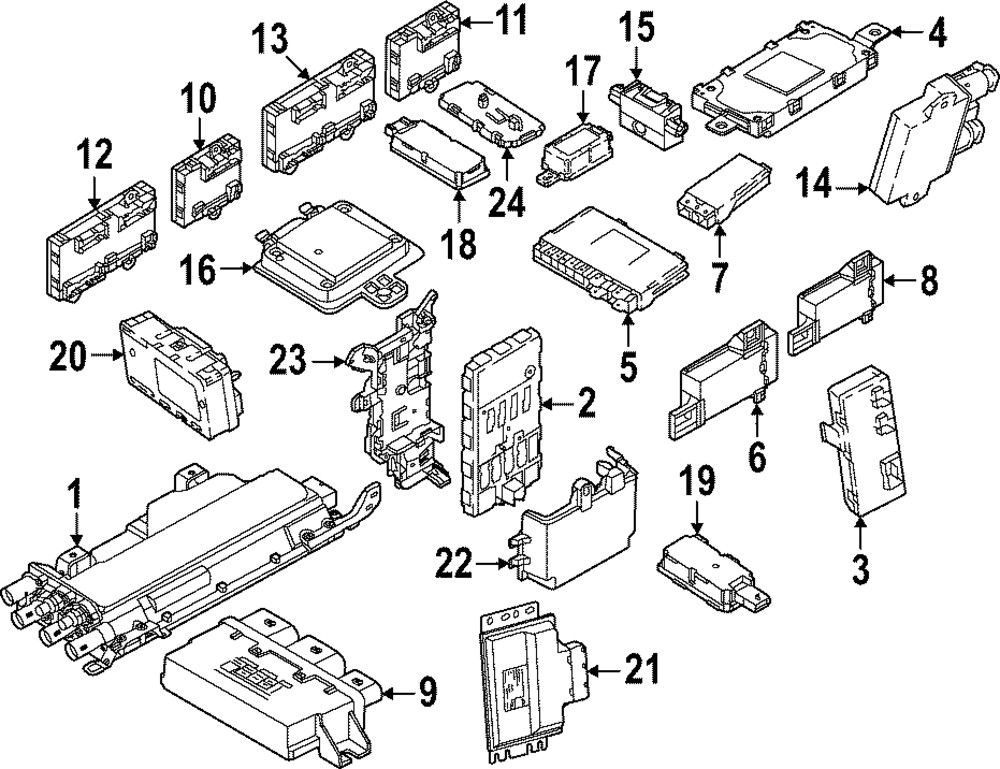 Genuine BMW Control Module 65-20-9-841-899