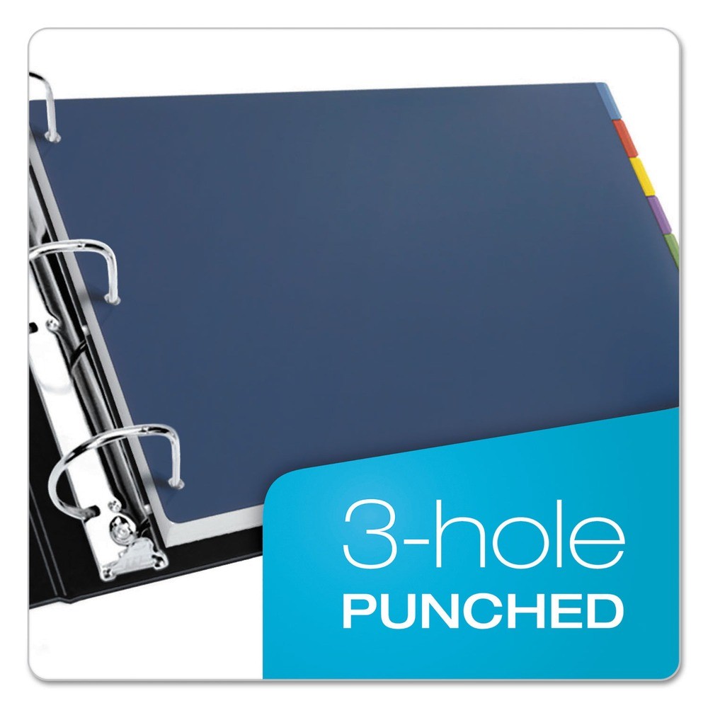 Cardinal 84251 8-Tab Tabloid-Size Poly Index Divider - Assorted (4/Pack) New
