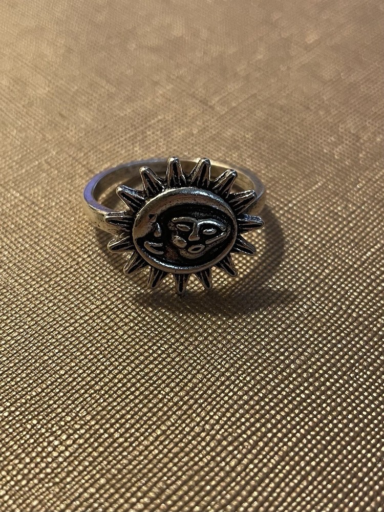 Eclipse Ring  S11.5  Silver Toned