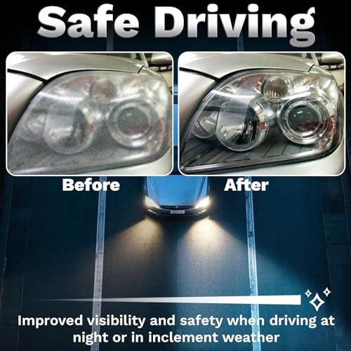 38Pcs Car Headlight Restoration Kit, 3 Inch Headlight Polishing Kit, Headlight