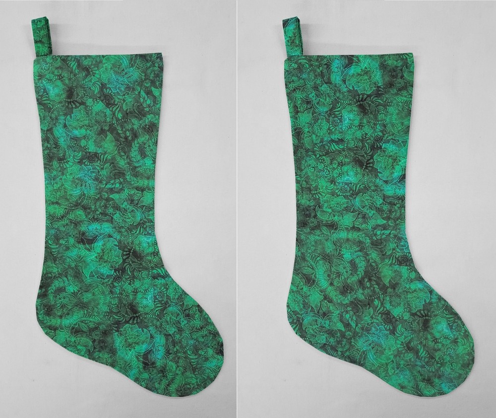 Floral Paisley Christmas Stocking