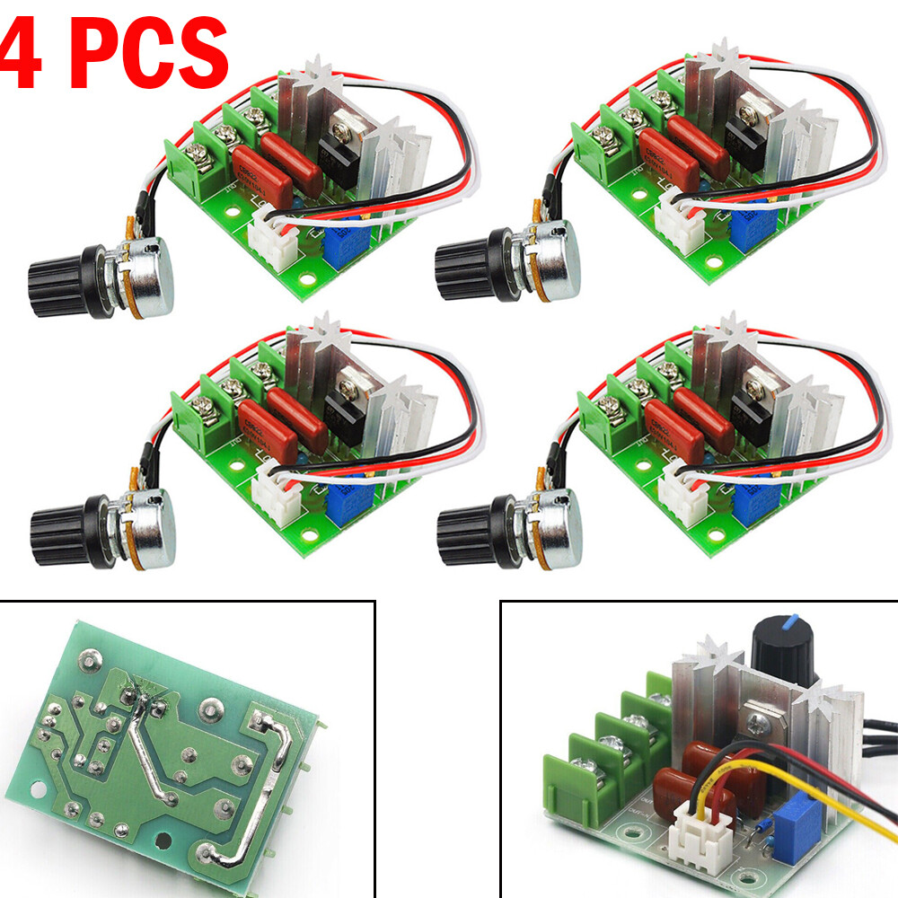 4X 2000W 110V AC SCR Voltage Regulator Adjustable Motor Speed Control Controller