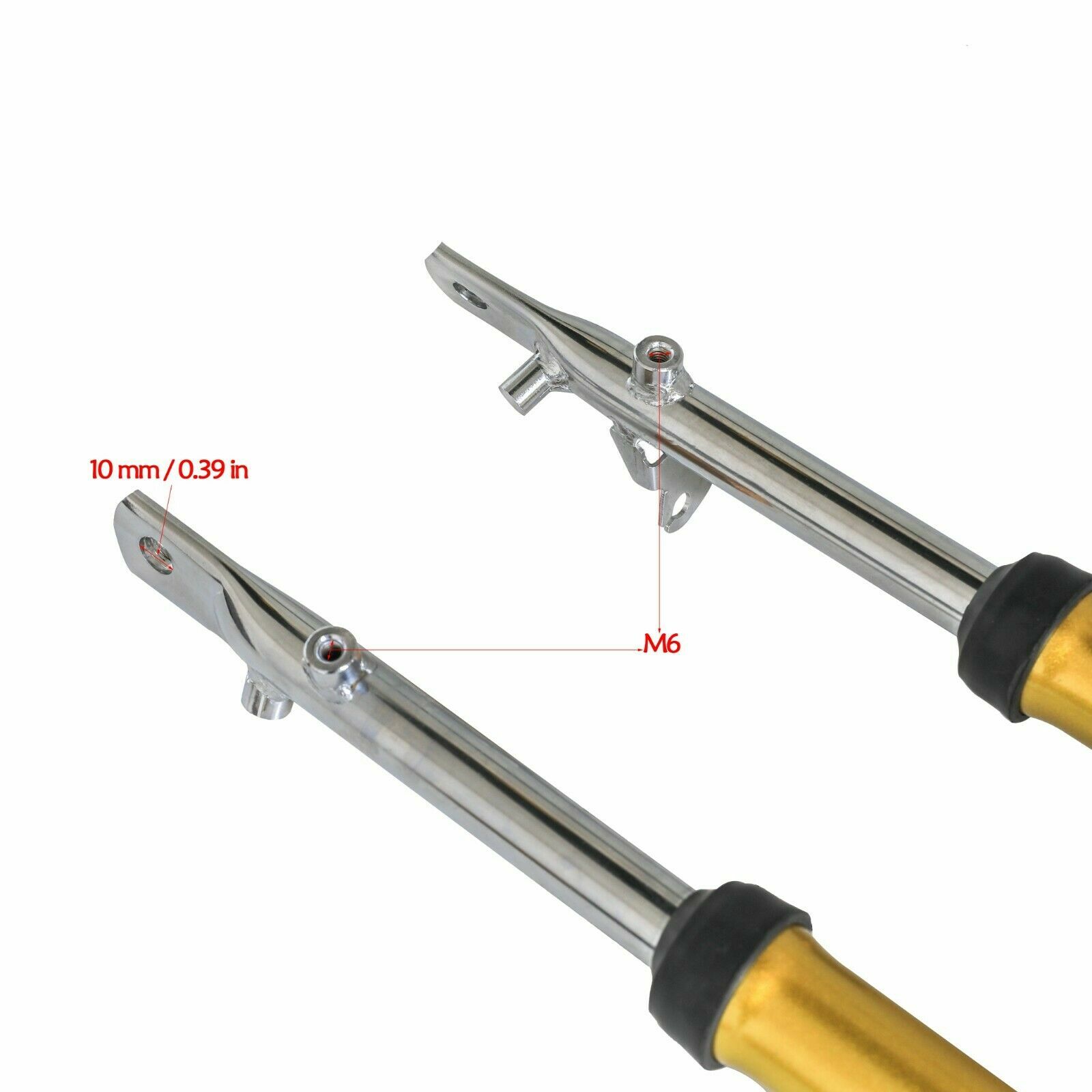 Upside Down Front Forks Suspension For Drum Brake Dirt Bike Yamaha TTR50 PW50 US