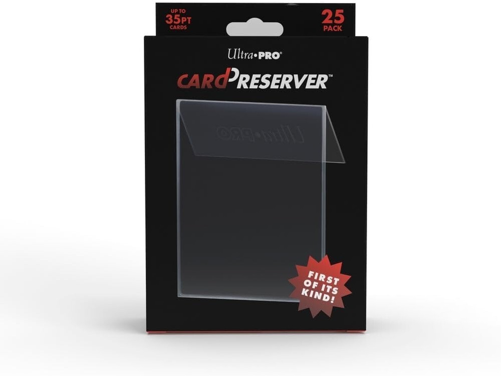 Ultra PRO - 25Ct. Transparent Card Preserver Semi Rigid Back, Soft Front