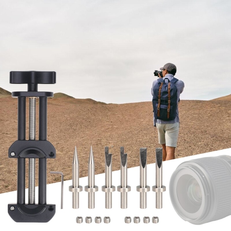 Comprehensive Camera Lens Vise Tool Kit for Camera Enthusiasts Professional