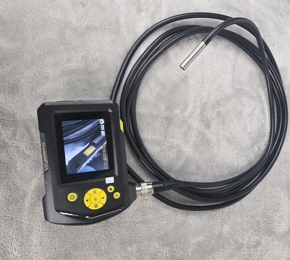 Digital Endoscope Camera 3.5" Screen Borescope Inspection Scope w/ Cable