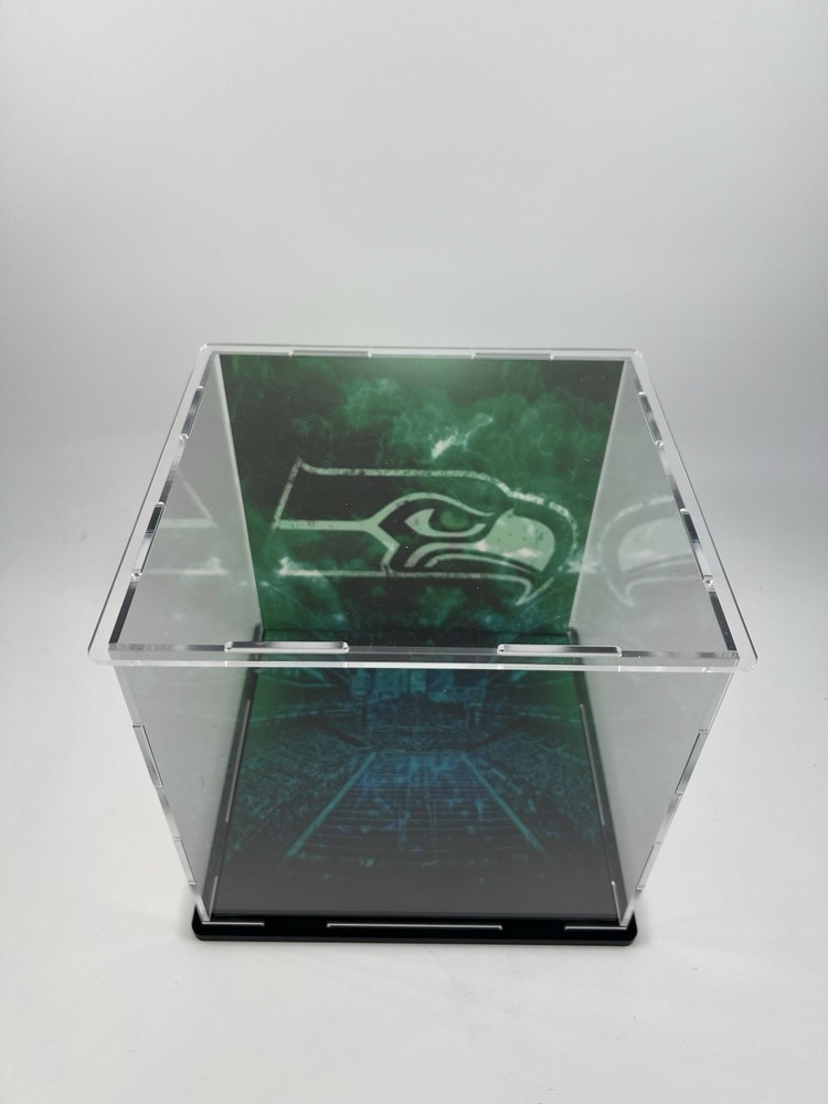 Seattle Seahawks Custom Mini Helmet Display or Card Display