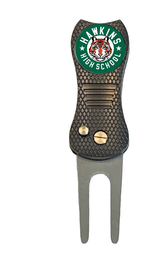Hawkins High School Golf Ball Marker + Switchblade Divot Tool Stranger Things
