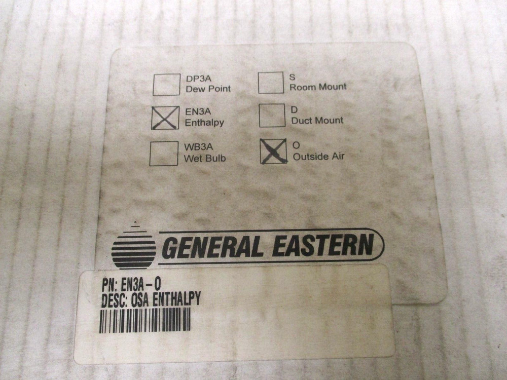 GENERAL EASTERN , EN3A-0 , ENTHALPY TRANSMITTER, SURPLUS