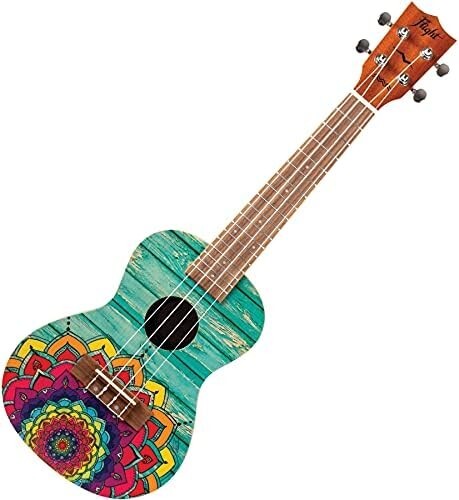 Flight Ukeleles AUC33 Concert Ukulele-Mansion, Multicolour