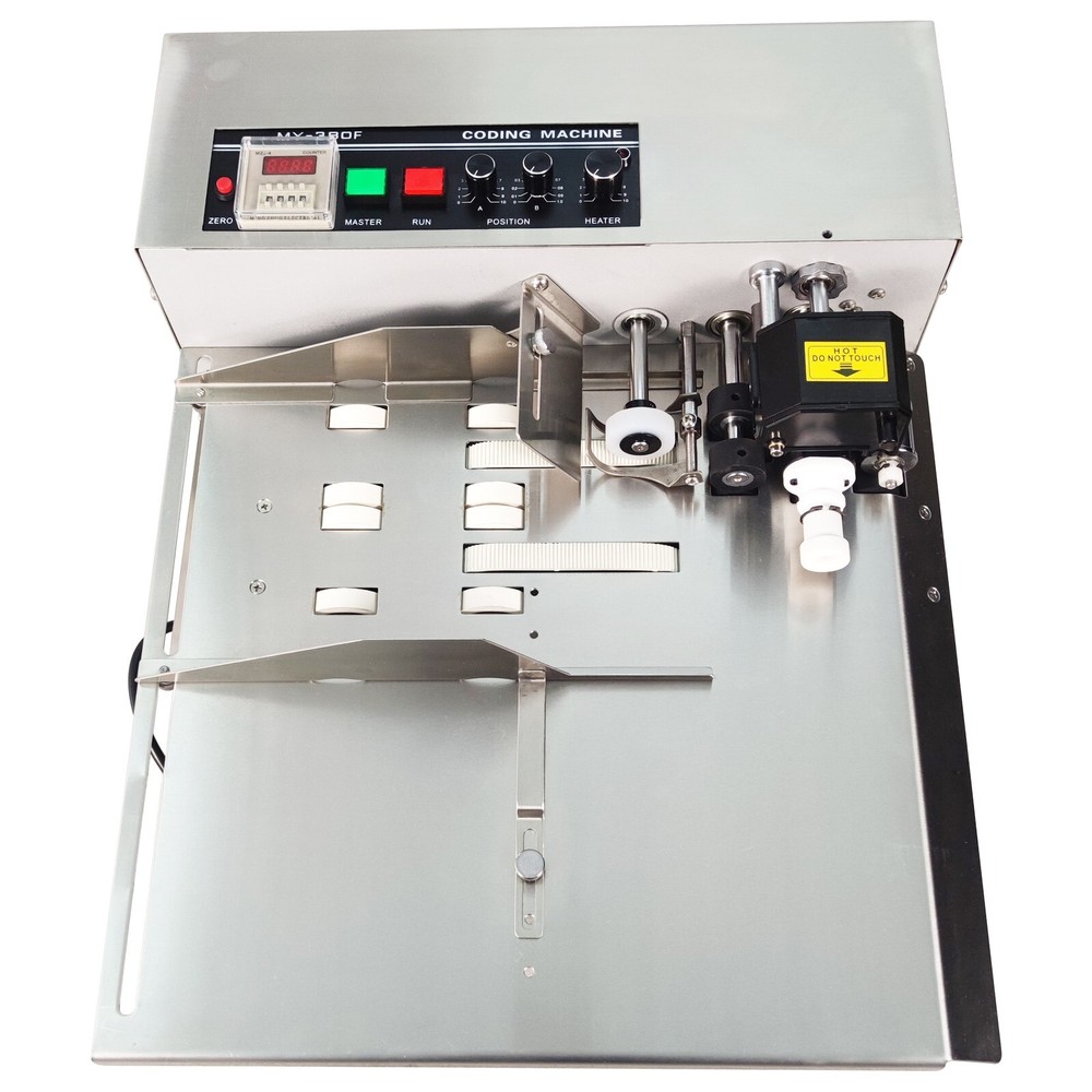 MY-380F Plat Surface Dry Ink Coding Machine Print Date Label 110V