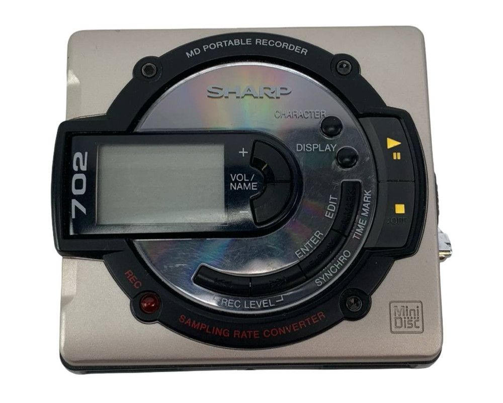Sharp MD-MS702 MiniDisc Recorder Silver PARTS ONLY / AS-IS