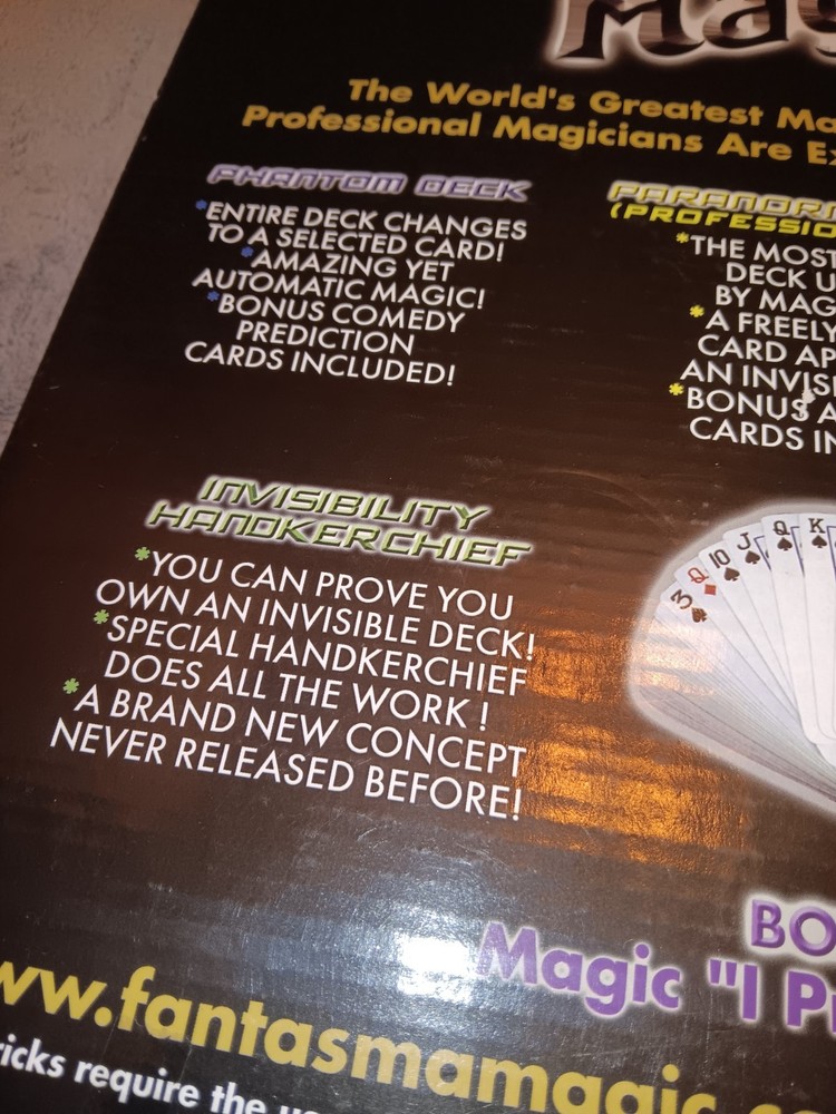 Fantasma Ultimate Magic Card Set (250+ Tricks) LH005C