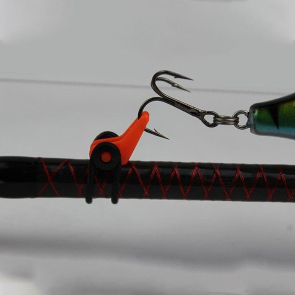 10pcs Fishing Hook Keeper Adjustable Easy & Safe Hook/Lure Non-deformable