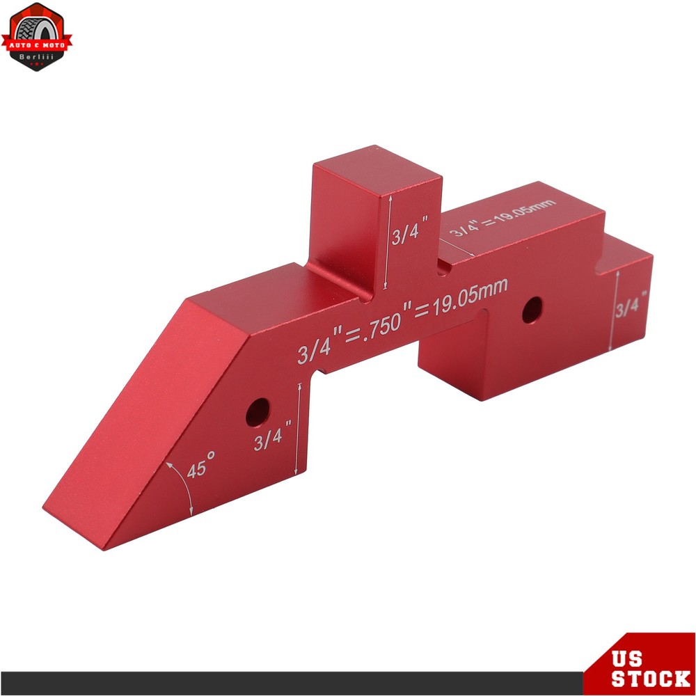 Height Gauge Router Table Setup Bars 14PCS Precision Aluminum Setup Blocks