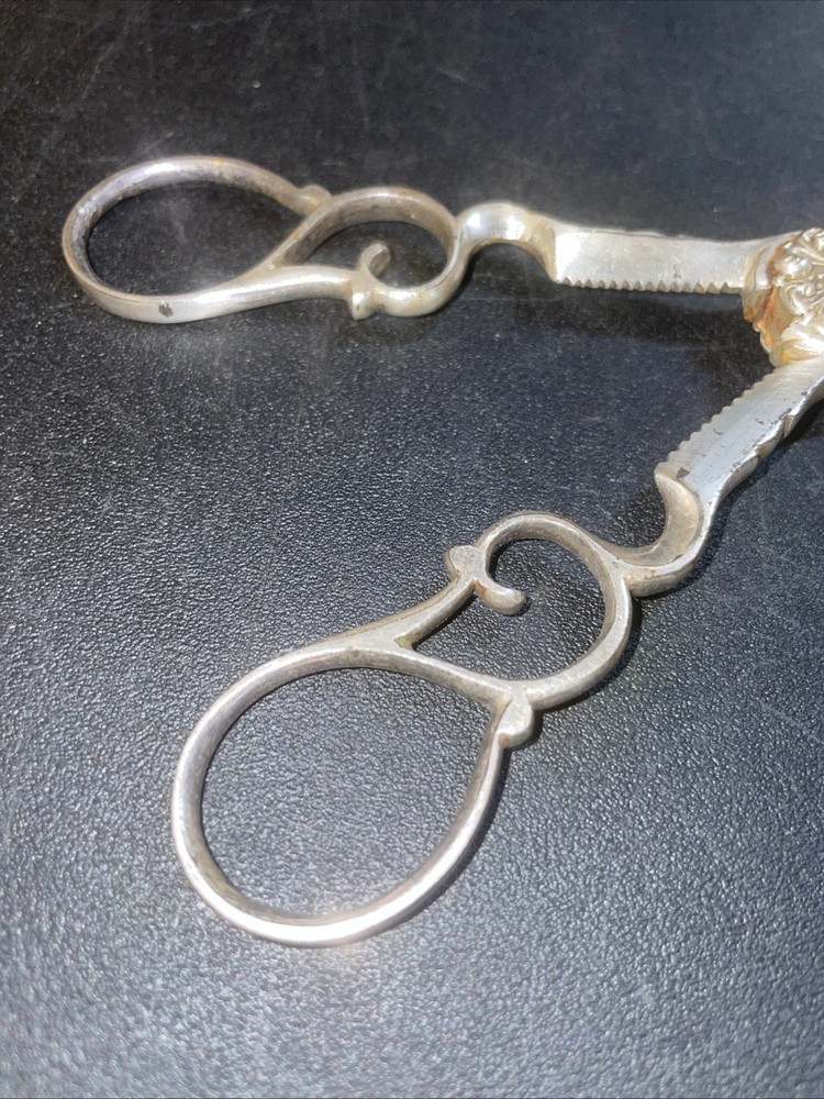 Antique Silver Plated Sugar Nips