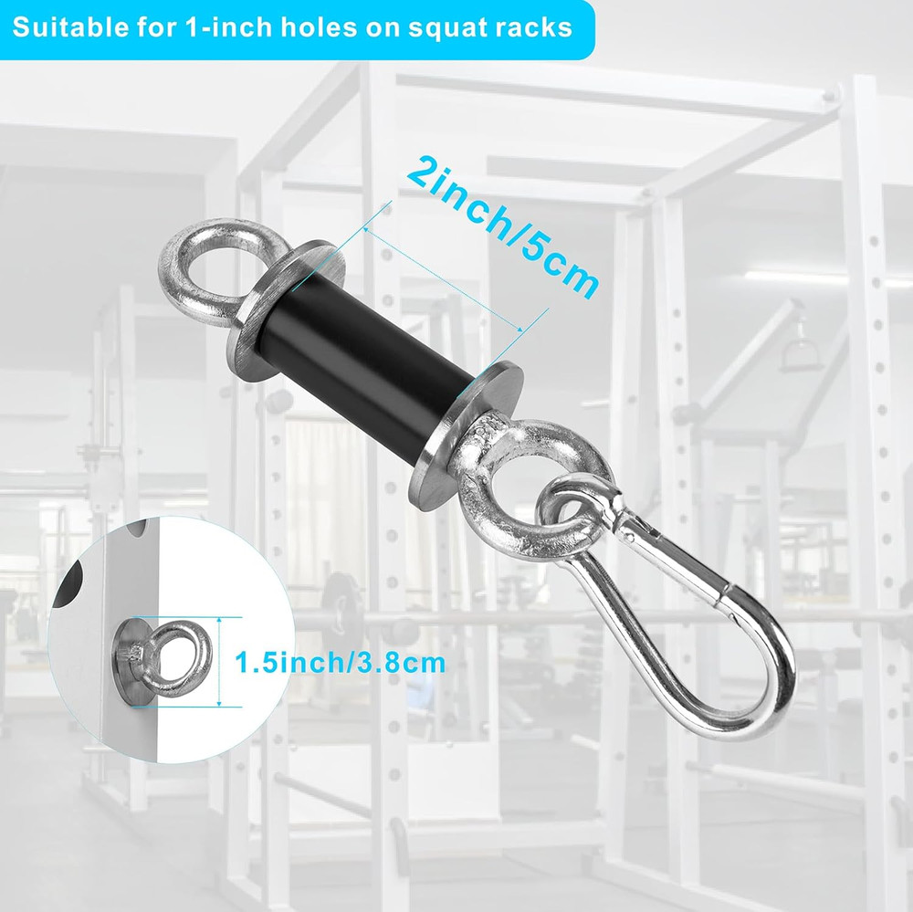 Power Rack Attachments with Quick Connect for 2" x 2" Squat Racks