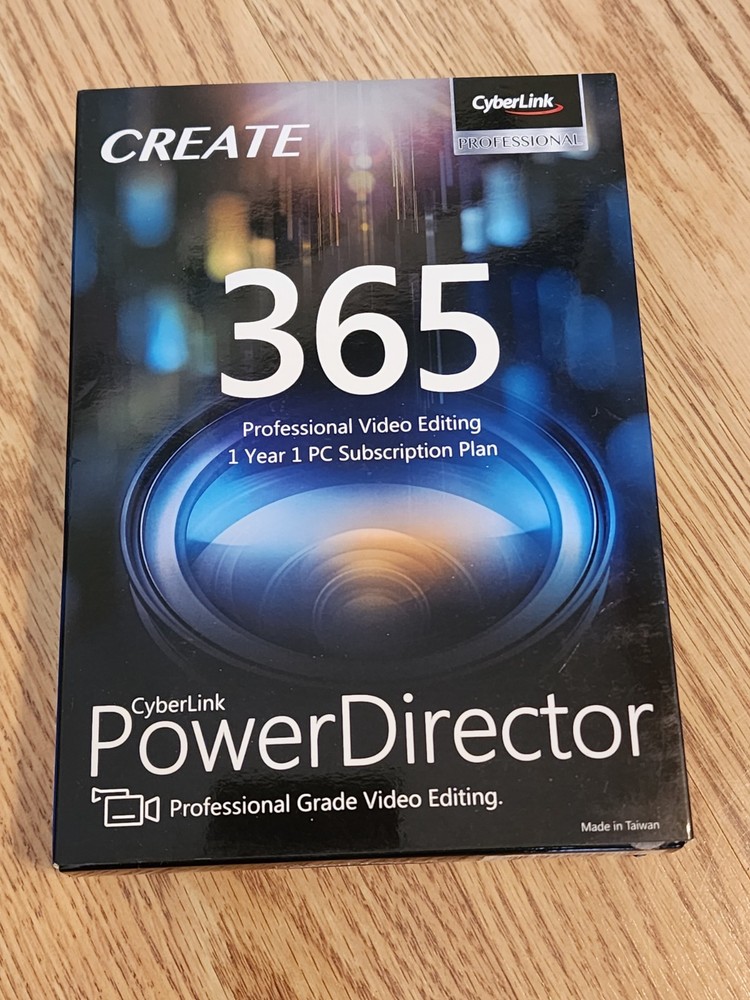 Cyberlink Power Director 365 Create PC Professional Video Editing Software