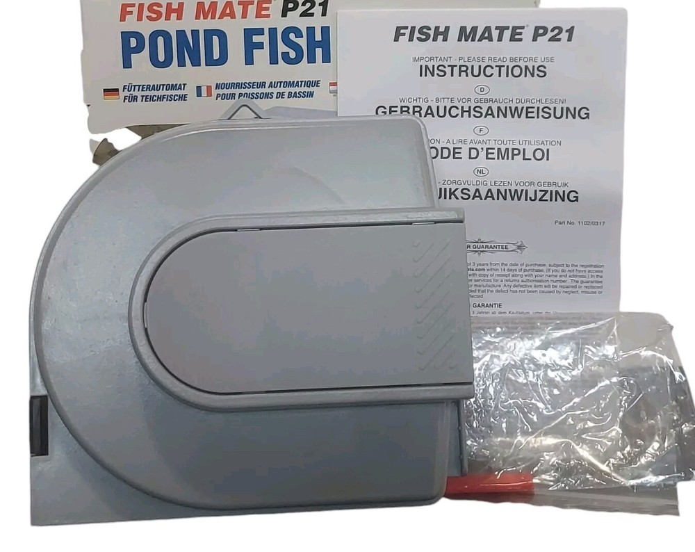 NIB FISH MATE P21 POND FISH FEEDER AUTOMATIC