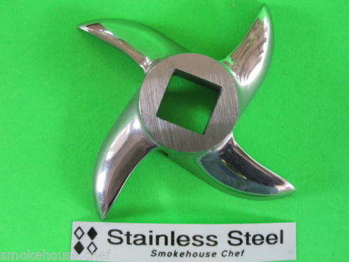 TWO PACK Size #12 meat grinder knife blade for STX 4000