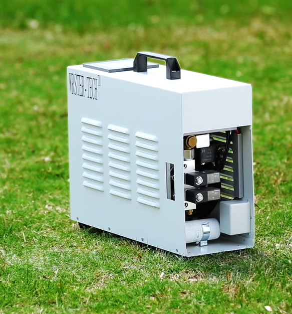 Pond Aerator with Cabinet Touchscreen Controller 200' Weighted Hose 2 Diffuser