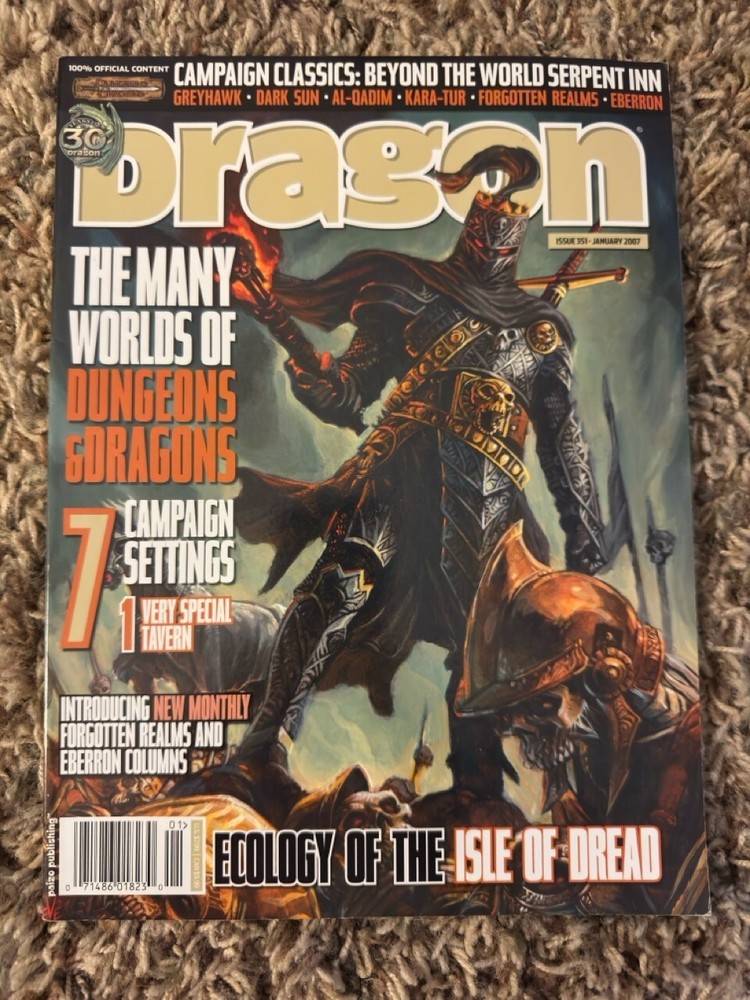 D&D Dragon Magazine Issue 351 January 2007