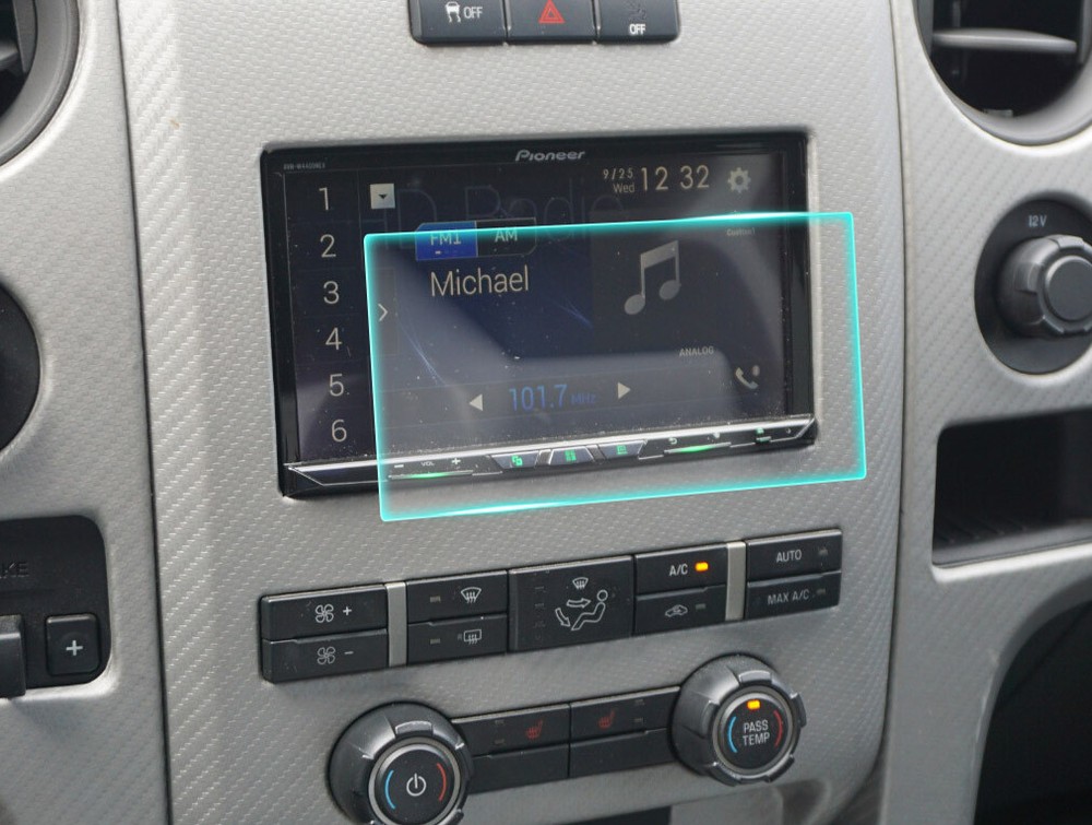 Crystal Clear Screen Protector for 2011 Ford SVT Vehicle Navigation