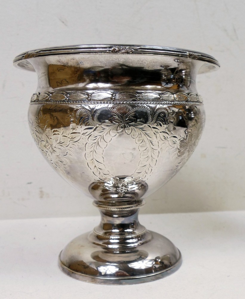 Rogers, Smith & Co Reed & Barton Blanks Silver Plate Tea Set Grape Pattern 1850