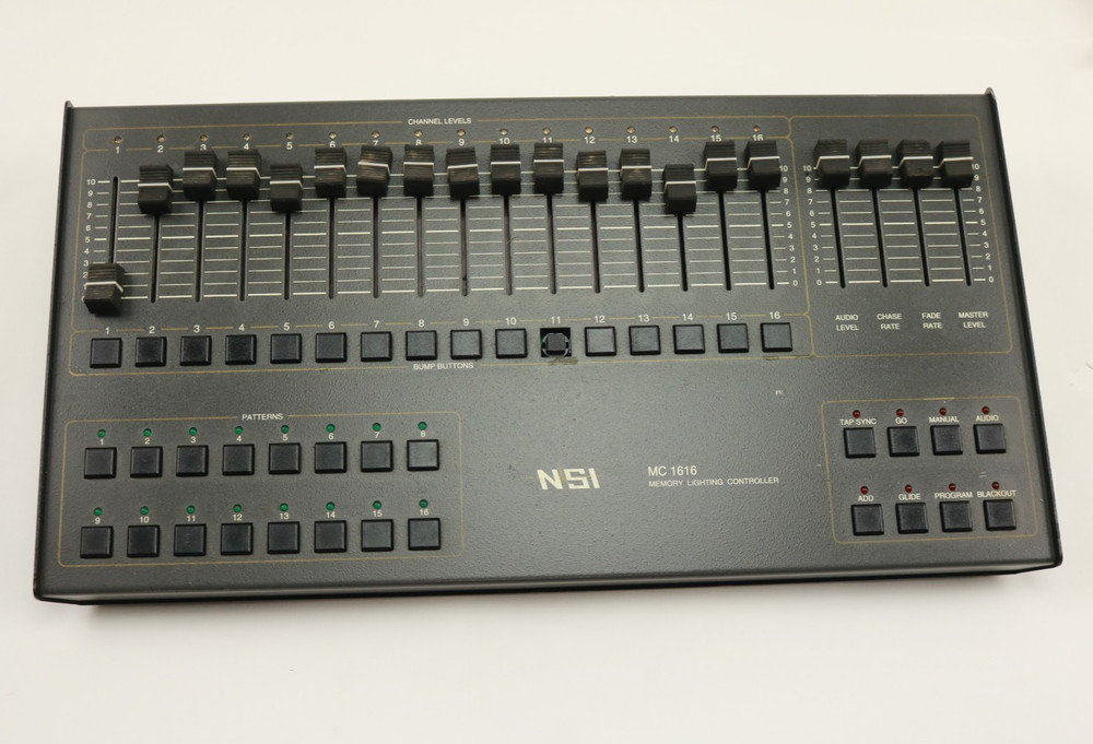 NSI MC 1616 16-Channel Memory Lighting Controller Console AS IS