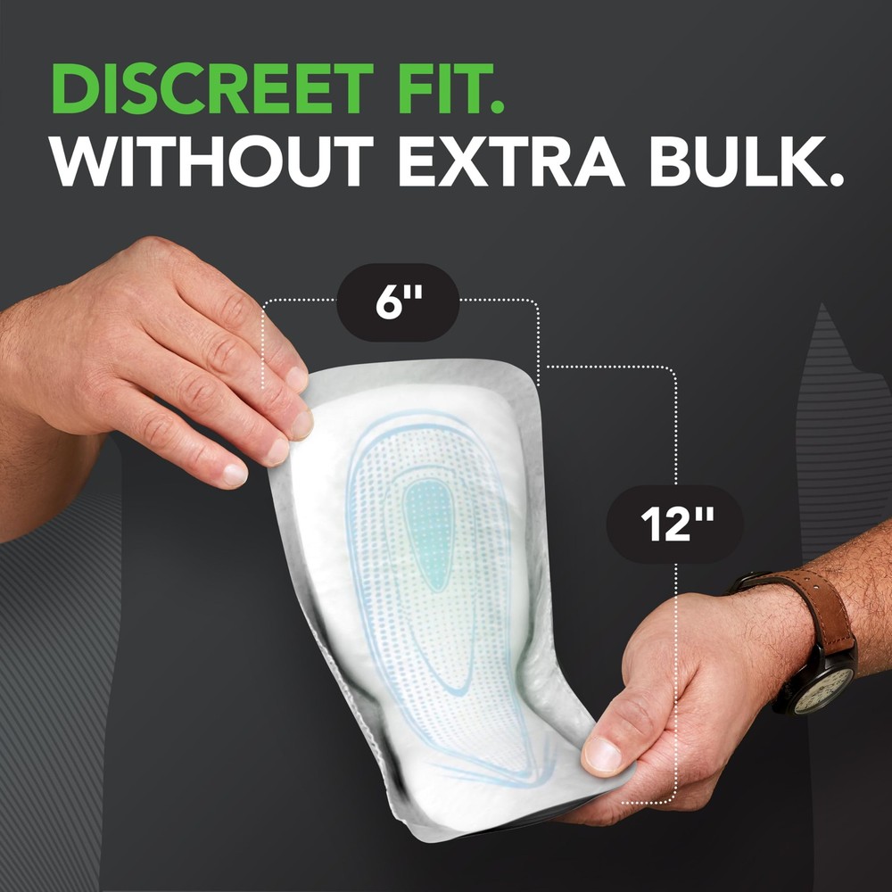 Depend Guards Incontinence Pads for Men, Max Absorbency, 52 Count
