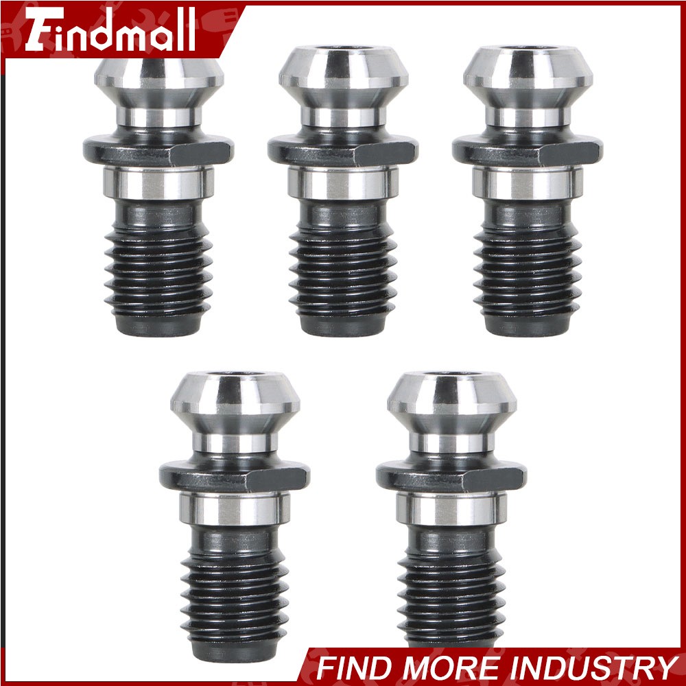 Findmall 10pc Coolant Pull Stud Retention Knob for CAT40 45°0.740"