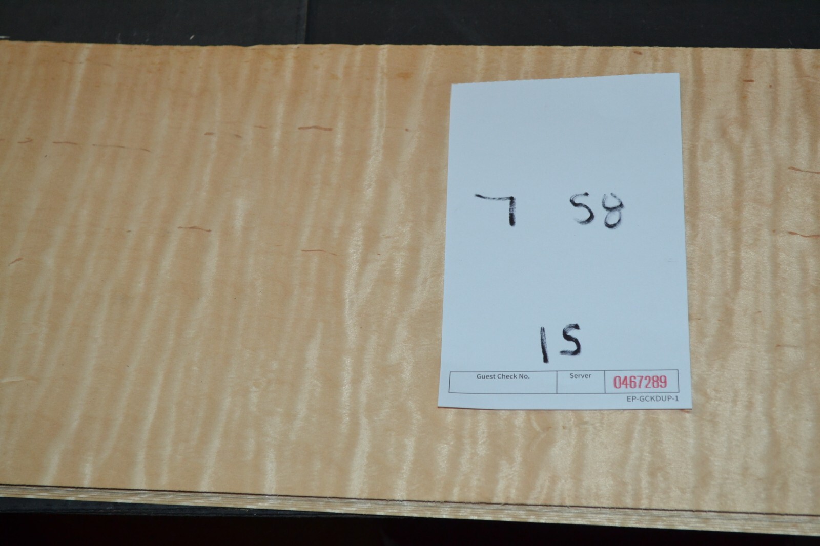 Flame Maple Raw Wood Veneer Sheet 7 x 58 inches 1/42nd M4672-89