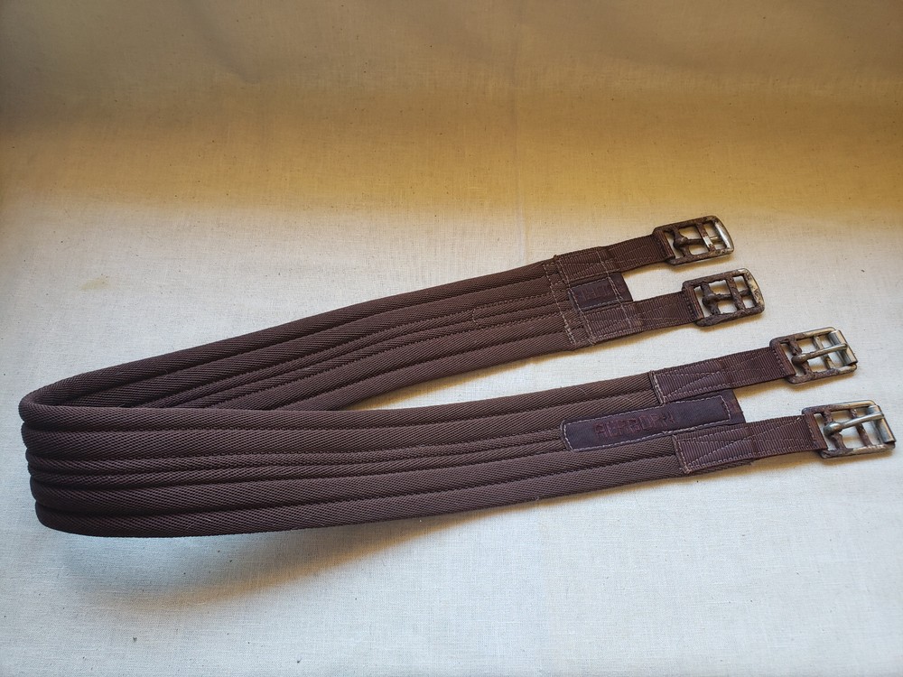 Aerborn Padded Cushion Humane Web Girth Brown 43in