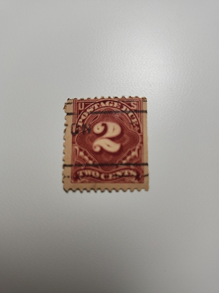 US #J39 1895 2c deep claret Postage Due
