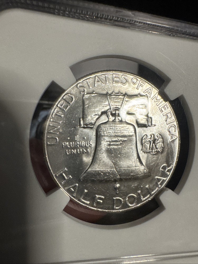 1959 Franklin Half Dollar 50c Reverse MS63 Type 2 NGC